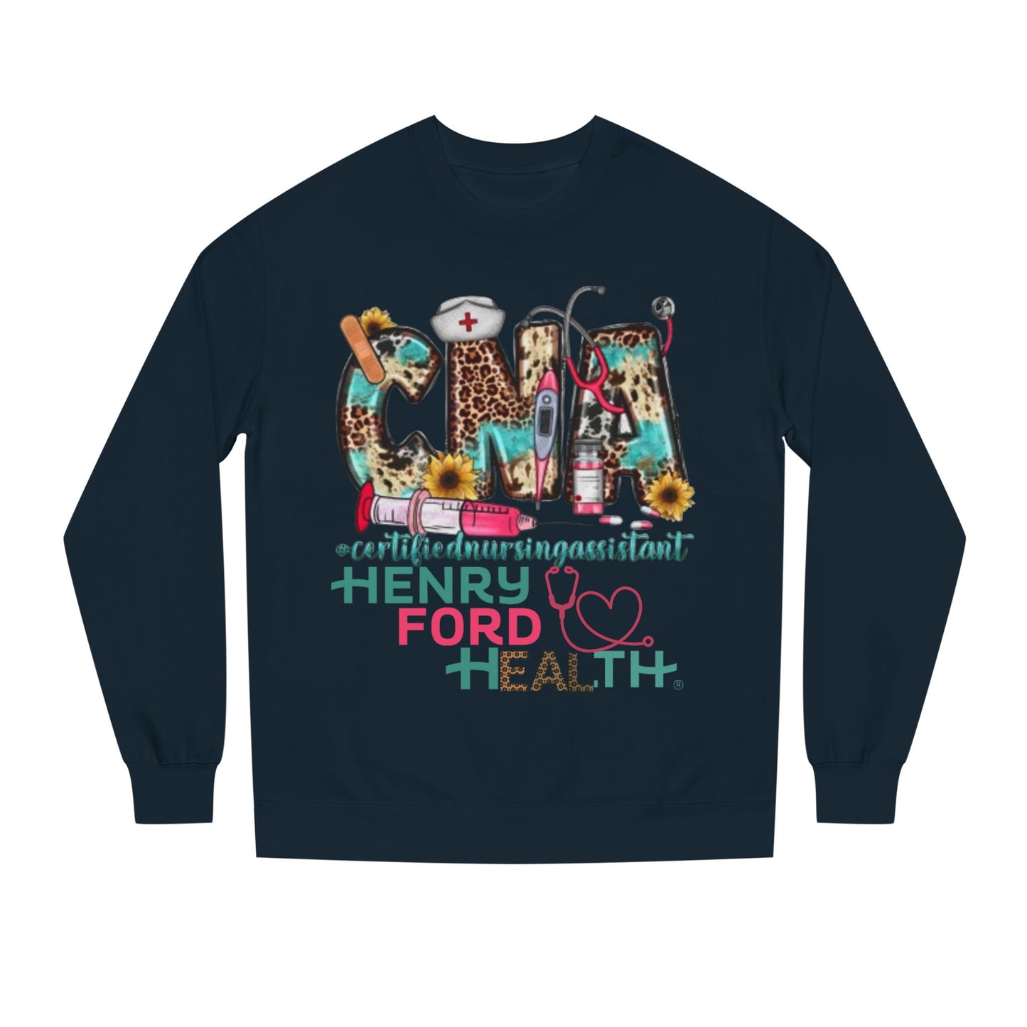 Henry Ford Health cna Crew Neck Sweatshirt, Comfortable Sweater, Gift for Healthcare Workers, Casual Wear, Inspirational Apparel, [...]