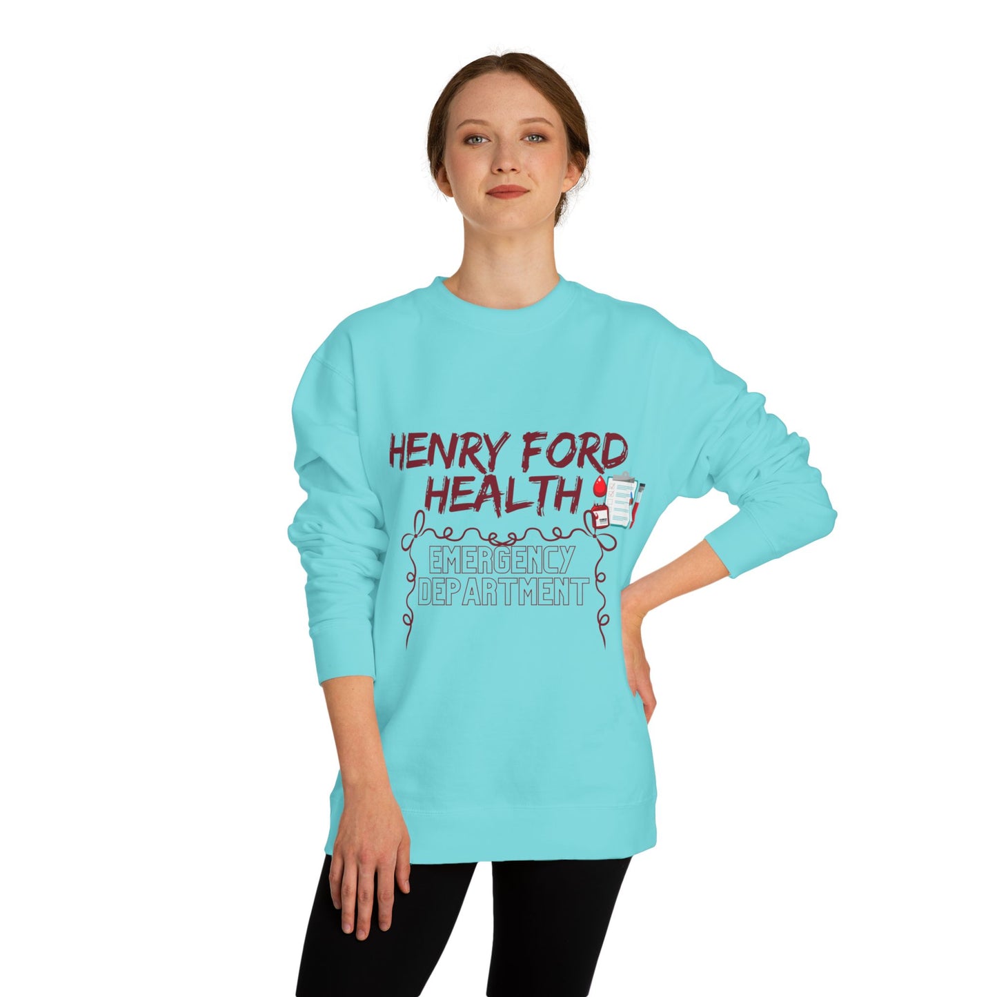 Vinetta Henry Ford Health Unisex Crew Neck Sweatshirt, Comfortable Sweater, Gift for Healthcare Workers, Casual Wear, Inspirational Apparel, [...]