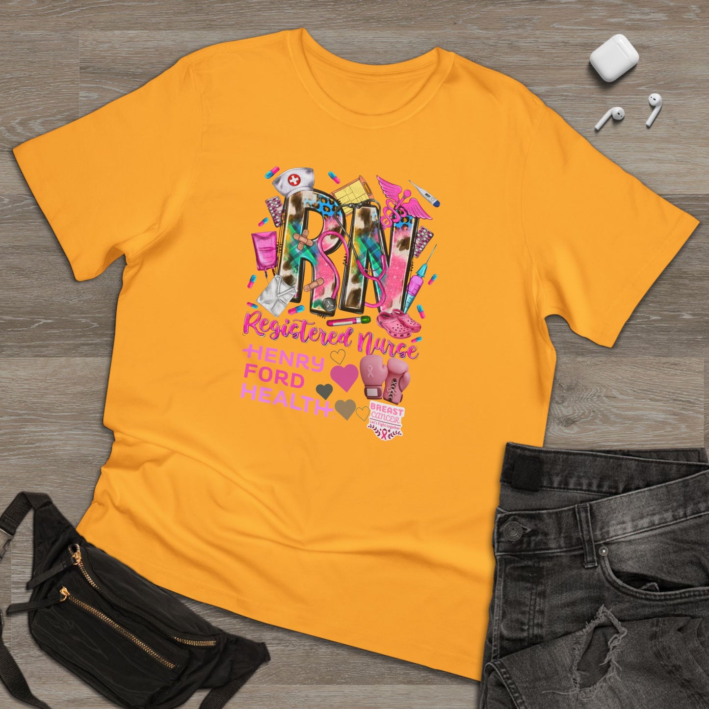 Nurse Pride Unisex T-Shirt, RN Registered Nurse Tee, Healthcare Appreciation Gift, Medical Profession Shirt, Fun Nurse Shirt