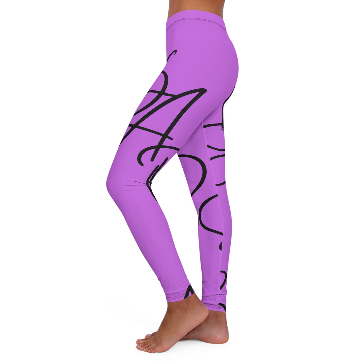 B.a.p.s-Diva Purple High-Waist Women’s Leggings — Everyday Activewear Yoga Pants