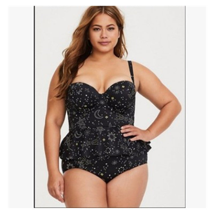 Plus Size Sexy Two-Piece Bikini Swimsuit