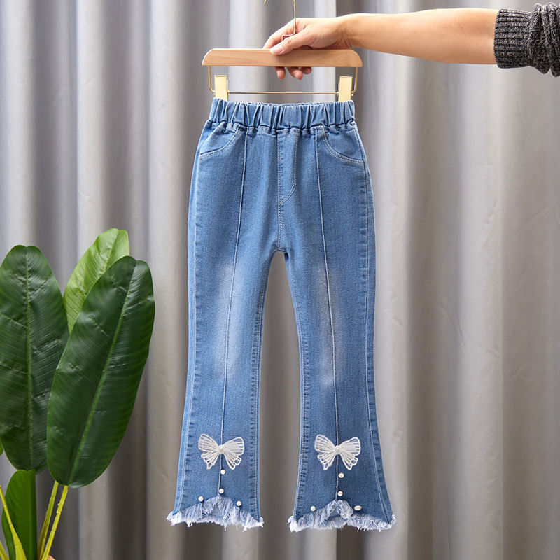 Children's Casual Denim Wide Leg Pants