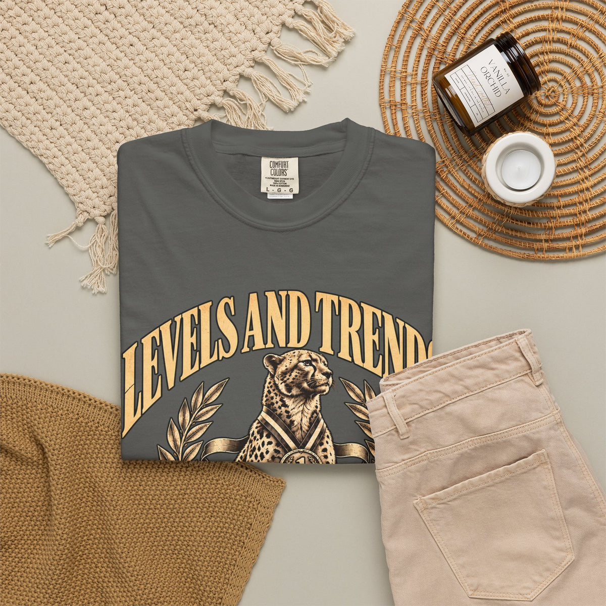 Levels and Trends "The Goal Is to Never Stop" Graphic T-Shirt