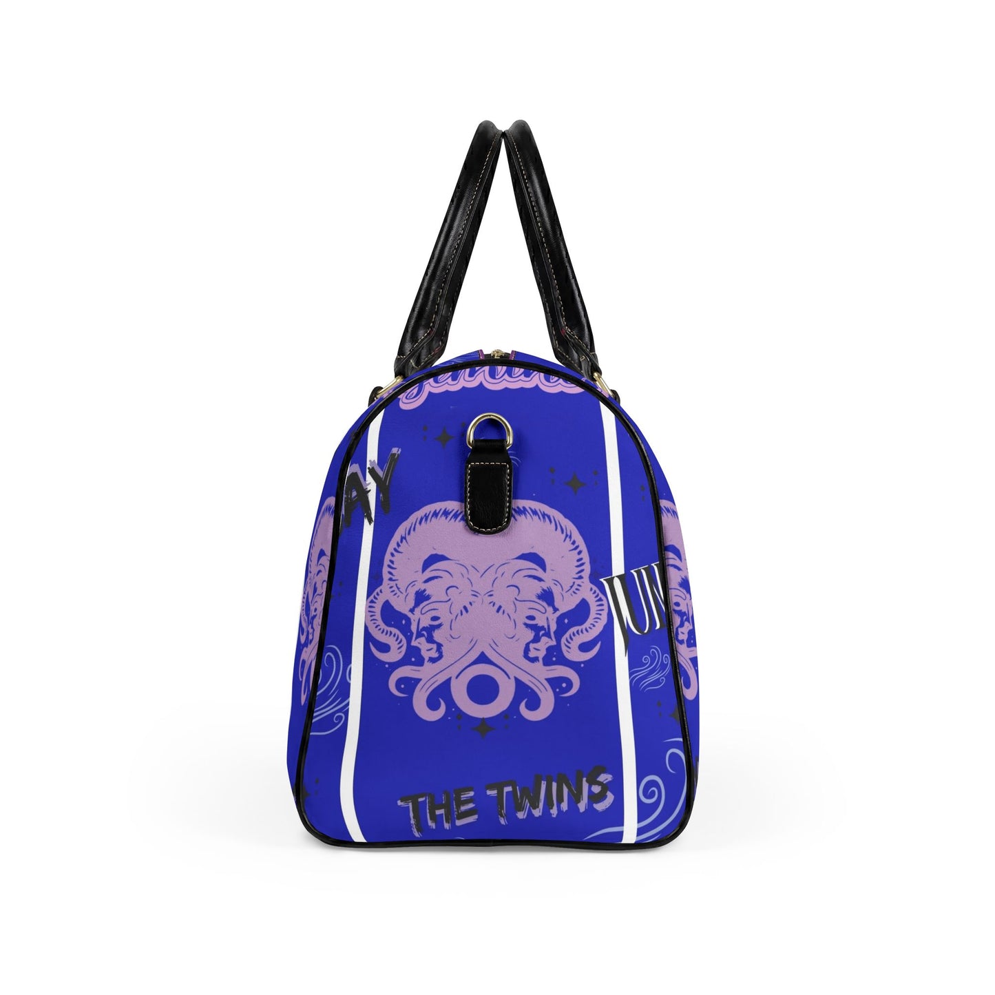 Zodiac sign, Gemini -Leather Travel Bag