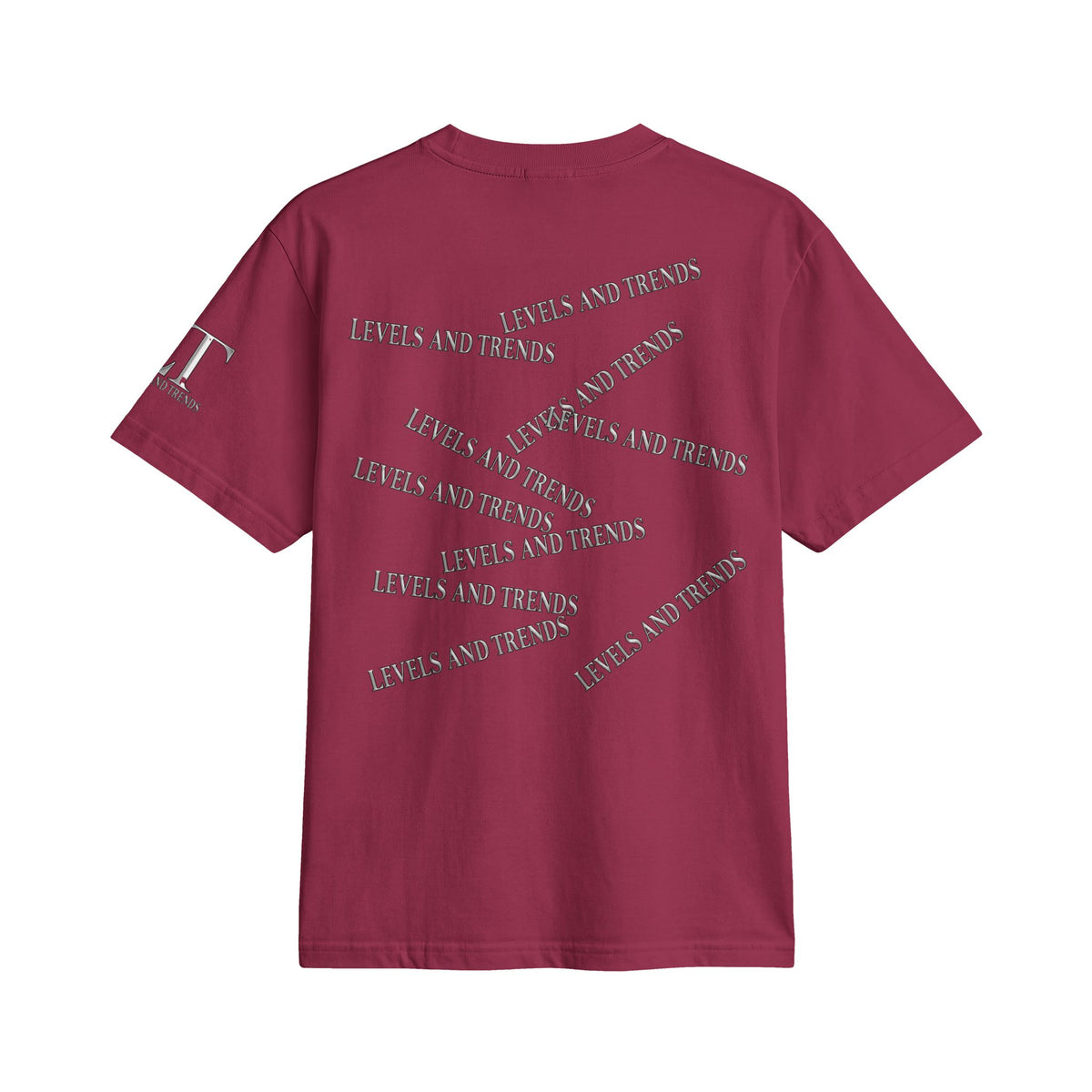 Levels and trends Active Unisex T‑Shirt — Minimal White Athletic Tee