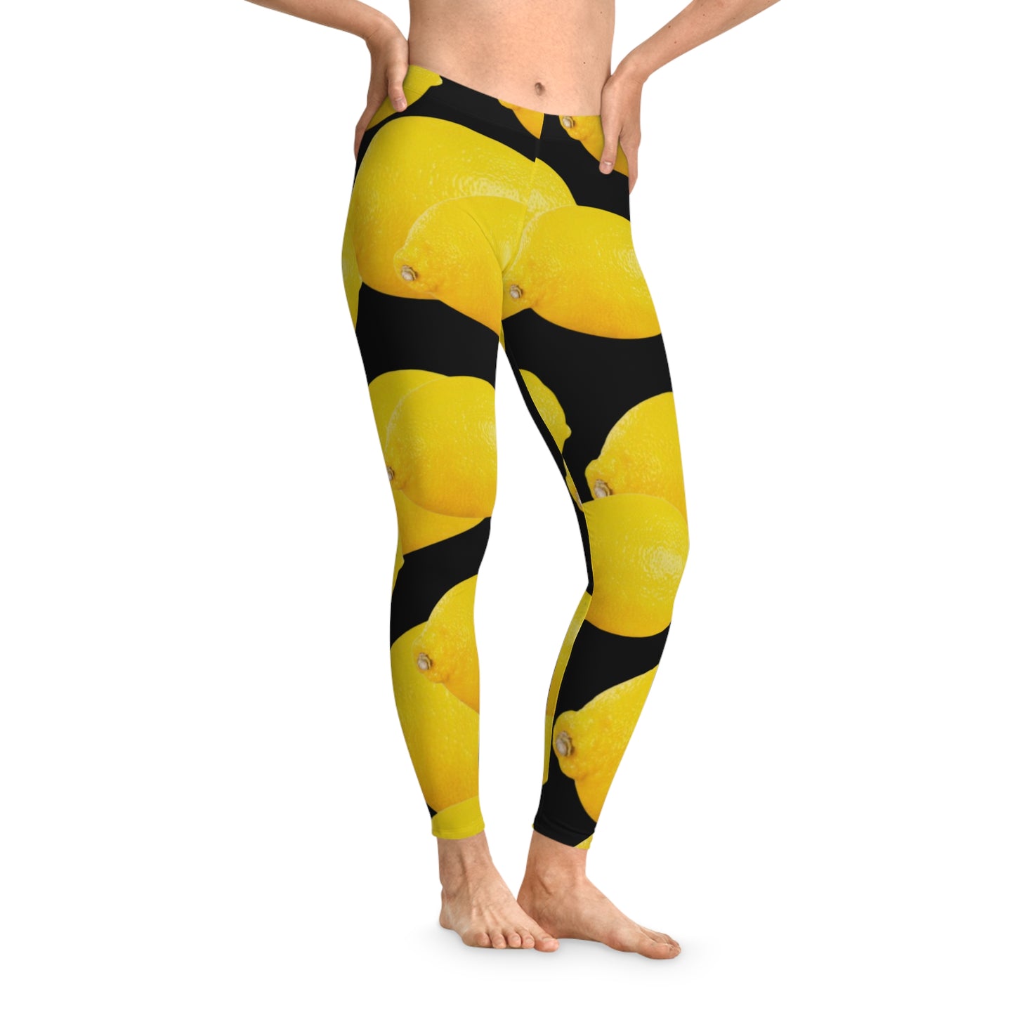 Lemon print-leggings Fruitody