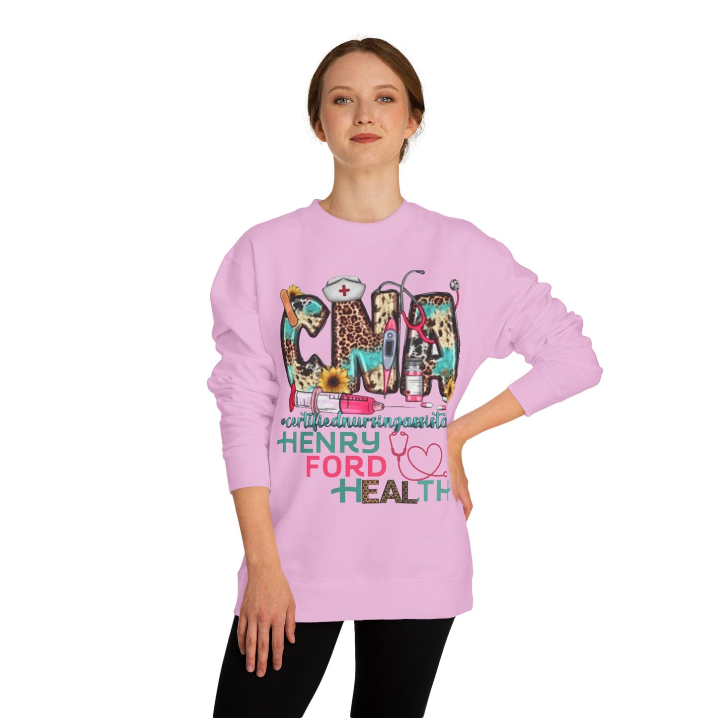 Henry Ford Health cna Crew Neck Sweatshirt, Comfortable Sweater, Gift for Healthcare Workers, Casual Wear, Inspirational Apparel, [...]