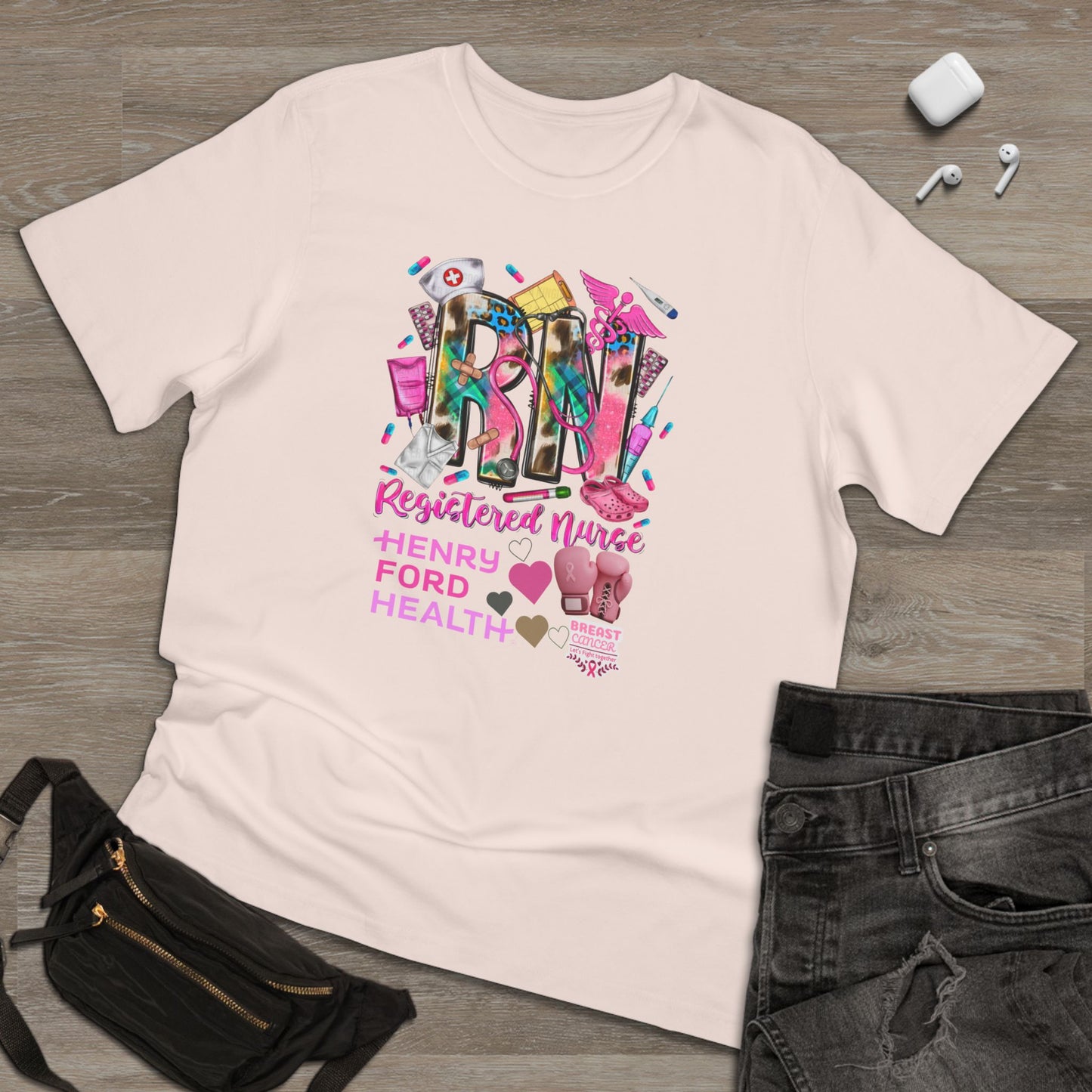 Nurse Pride Unisex T-Shirt, RN Registered Nurse Tee, Healthcare Appreciation Gift, Medical Profession Shirt, Fun Nurse Shirt