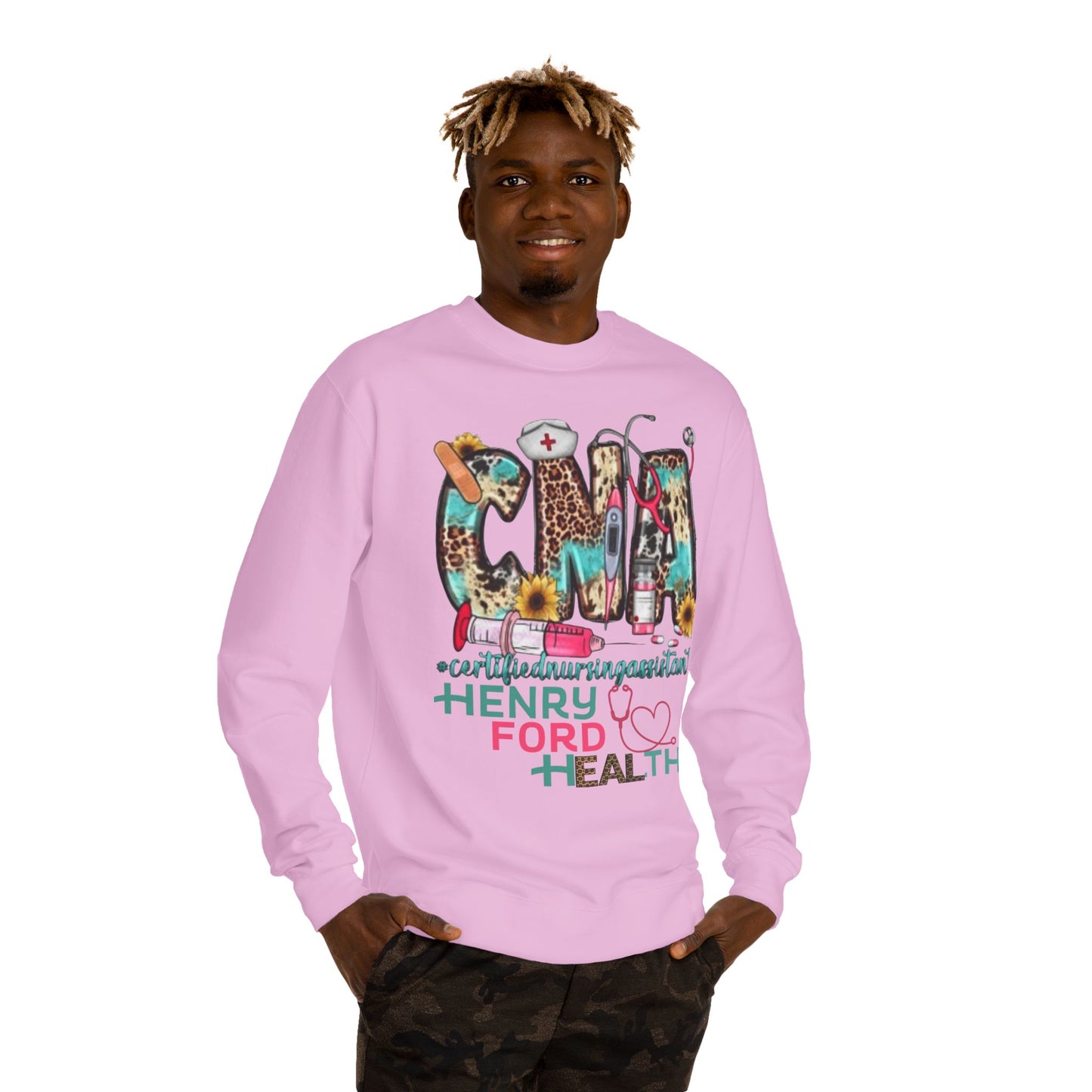 Henry Ford Health cna Crew Neck Sweatshirt, Comfortable Sweater, Gift for Healthcare Workers, Casual Wear, Inspirational Apparel, [...]