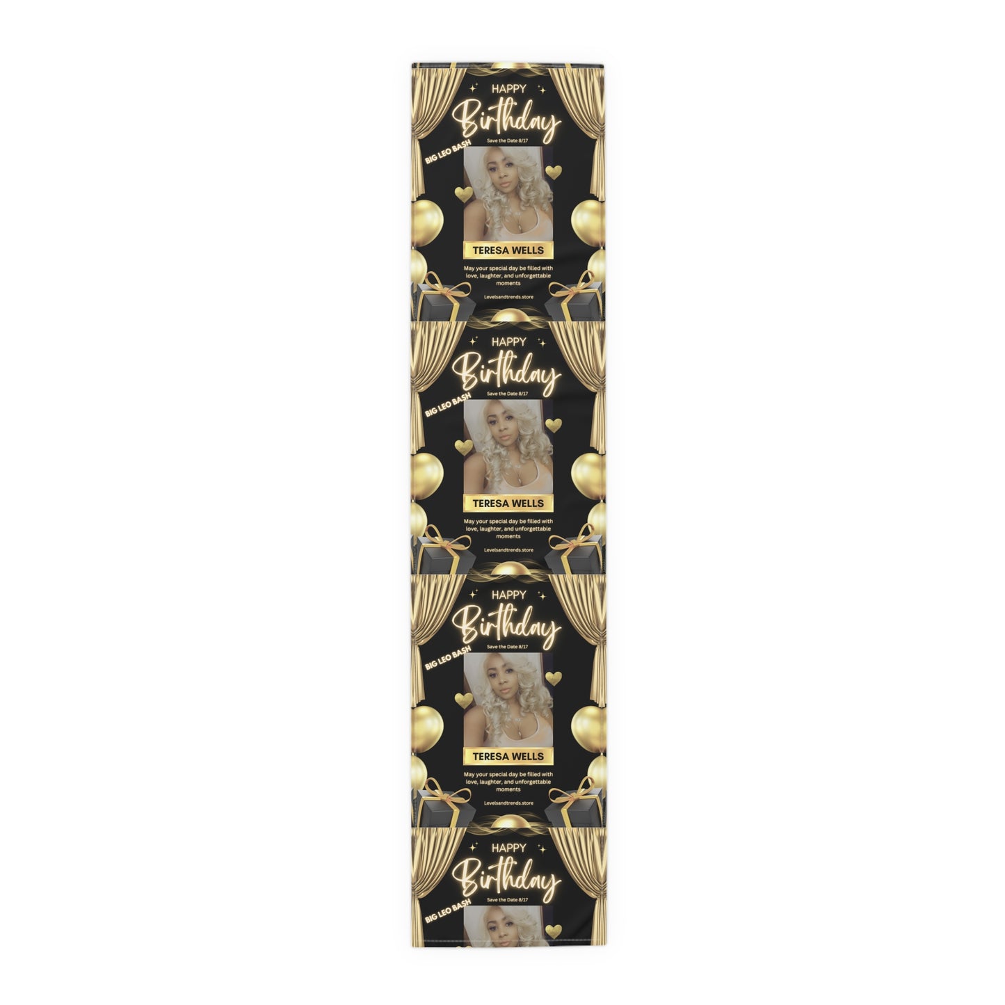 Birthday girl-Table Runner (Cotton, Poly)