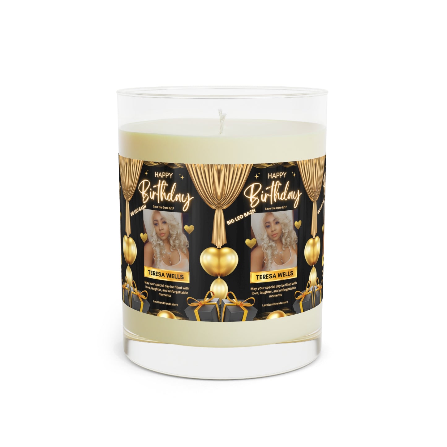 Scented Candle - Full Glass, 11oz