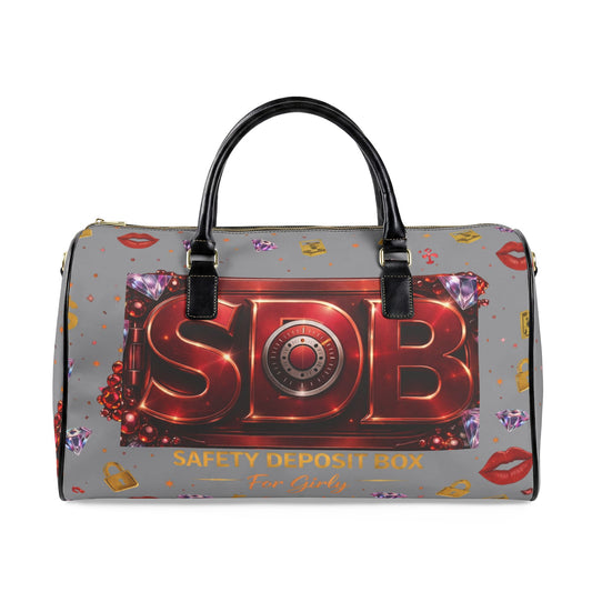Safety Deposit Box Leather Travel Bag — Women's Weekend Duffel