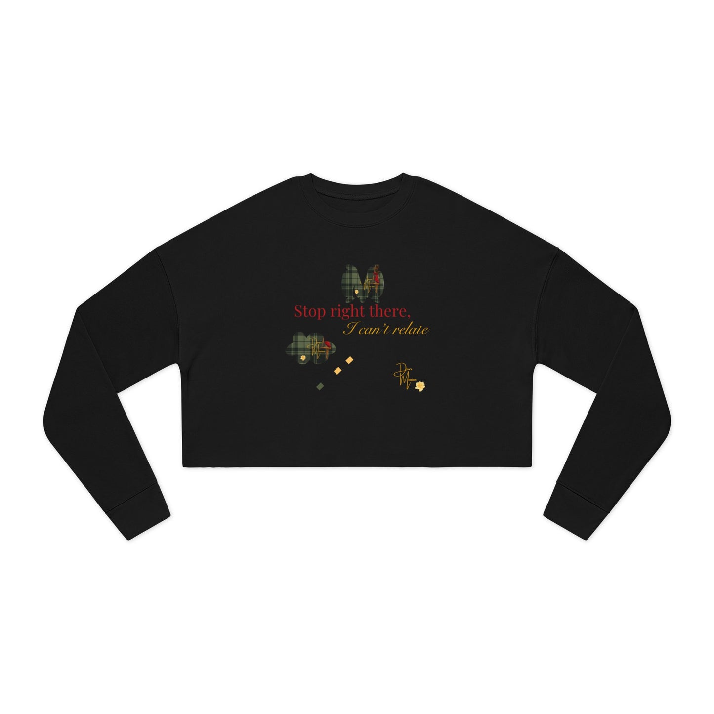 Divas Mission-Women's Cropped Sweatshirt