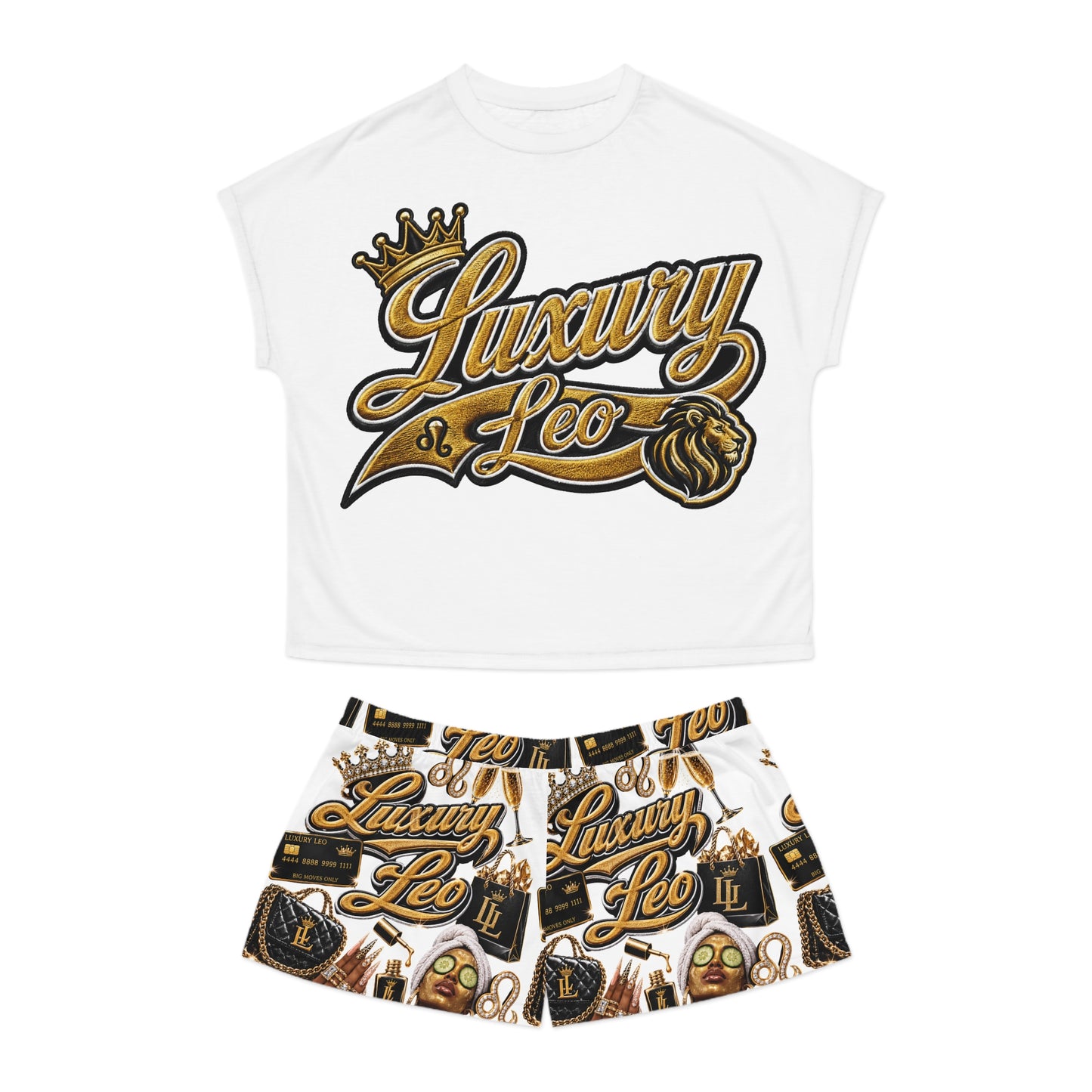 Leo Luxury Pajama Set - Women's Short Sleepwear