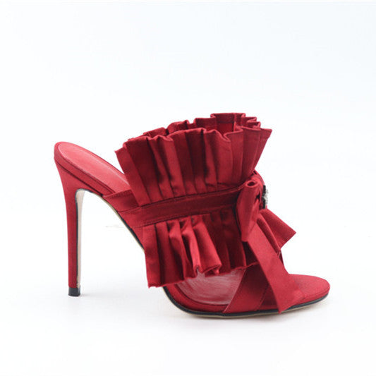 Plus Size Women's Summer Stiletto High Heel Sandals