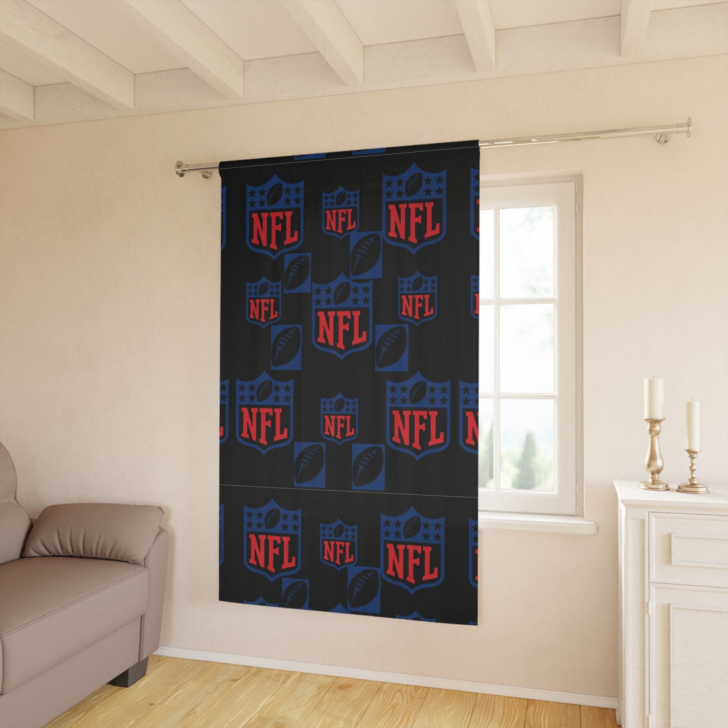 Sports-Window Curtains (1 Piece)