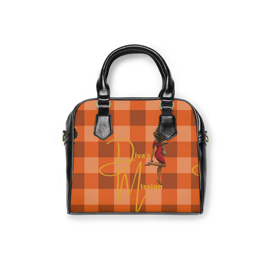 Diva’s mission Plaid Fashion Shoulder Handbag - Trendy Everyday Bag, Gift for Her, Women's Accessory, Stylish Tote, Unique Design, Chic Handbag