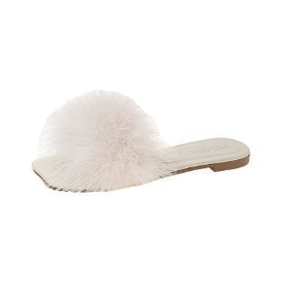 Women's Summer Fashion Flat Fur Slippers