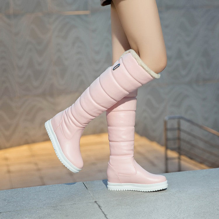 Fly Girl Knee-High Mid Heel Boots