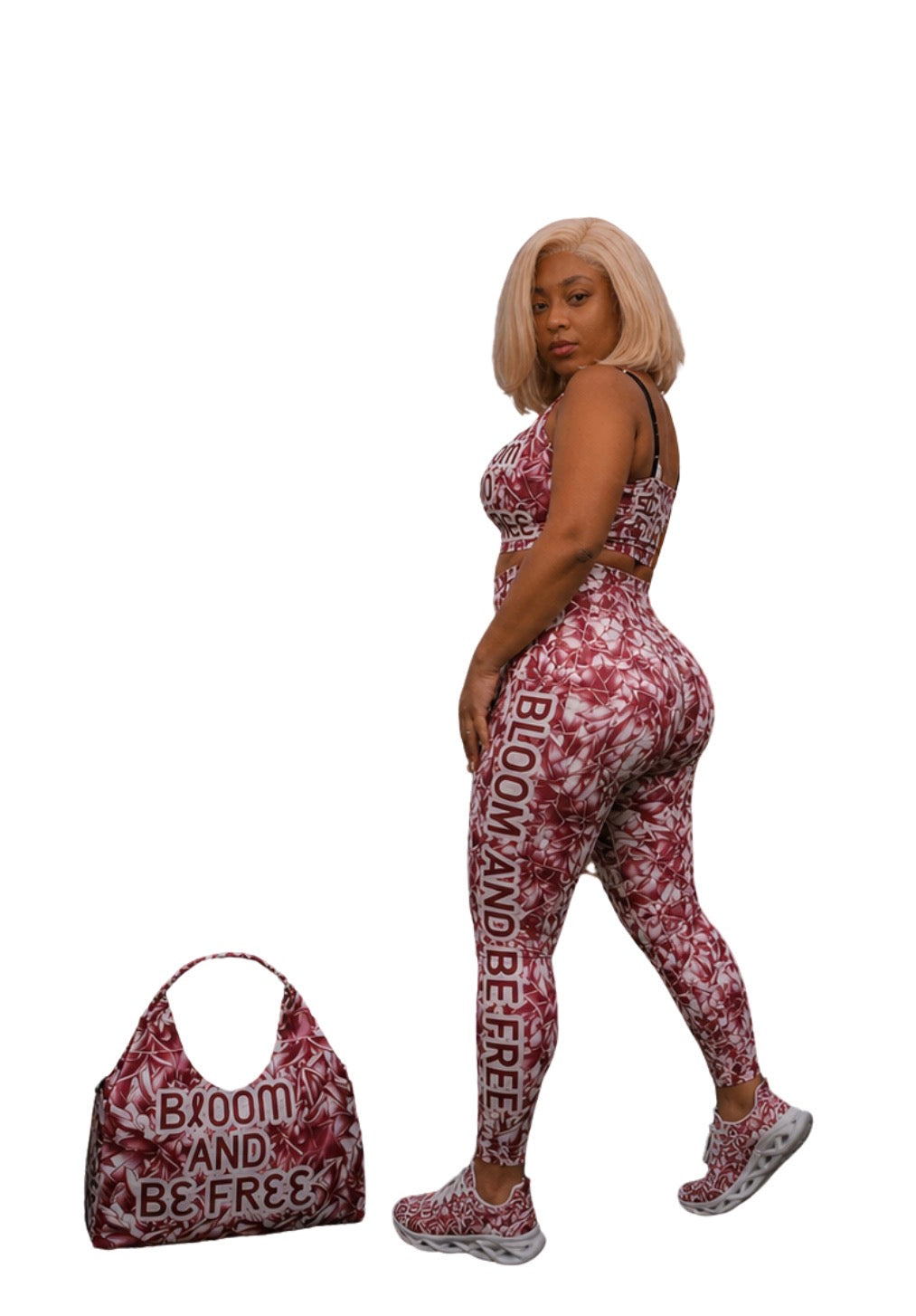 Bloom and Be Free-Sports Bag