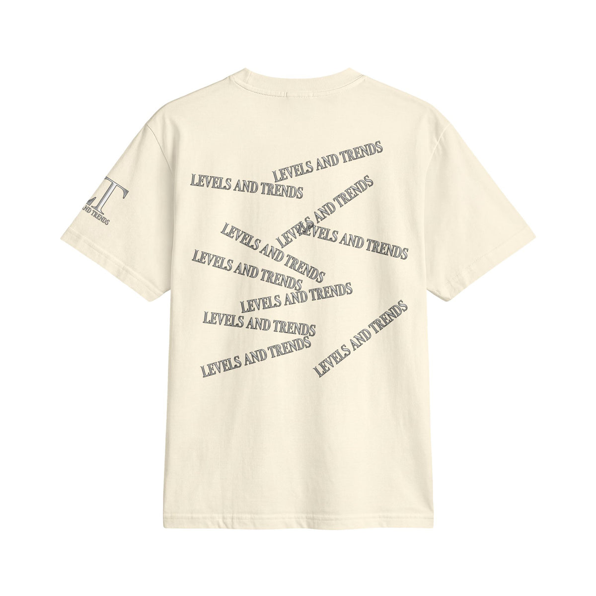 Levels and trends Active Unisex T‑Shirt — Minimal White Athletic Tee