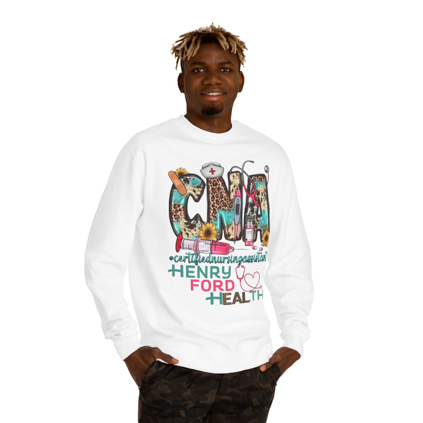 Henry Ford Health cna Crew Neck Sweatshirt, Comfortable Sweater, Gift for Healthcare Workers, Casual Wear, Inspirational Apparel, [...]