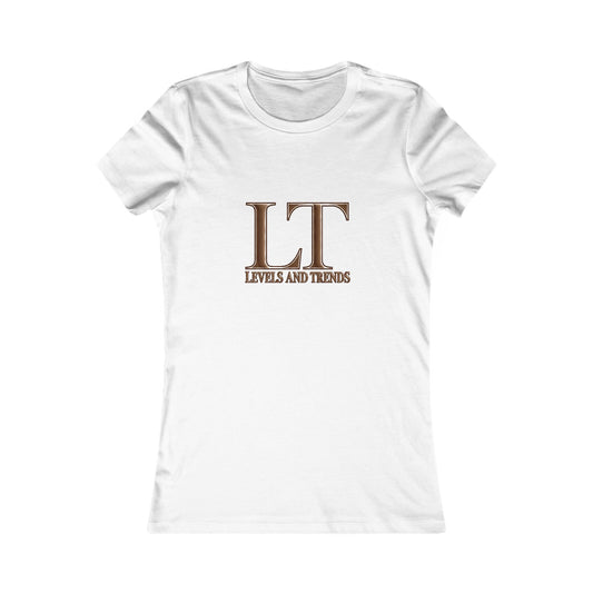 Levels and Trends (LT) brown Women's Graphic Tee – Classic Monogram Logo