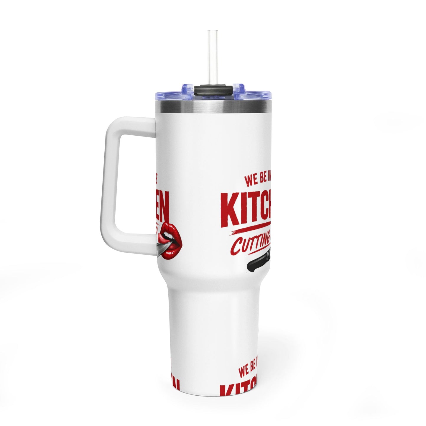 Kitchen Cutting Up 40oz Tumbler - Funny Chef Quote Travel Mug
