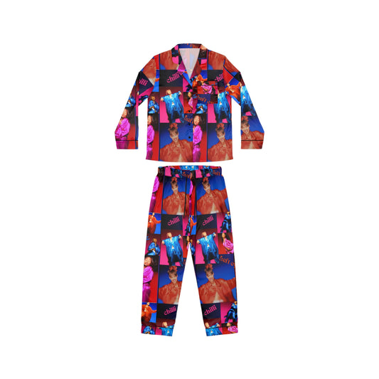 It’s yours tonight-Colorful Women's Satin Pajamas - Chic Loungewear, Sleepwear for Parties, Bridal Showers, Cozy Nights at Home, Gift for Her