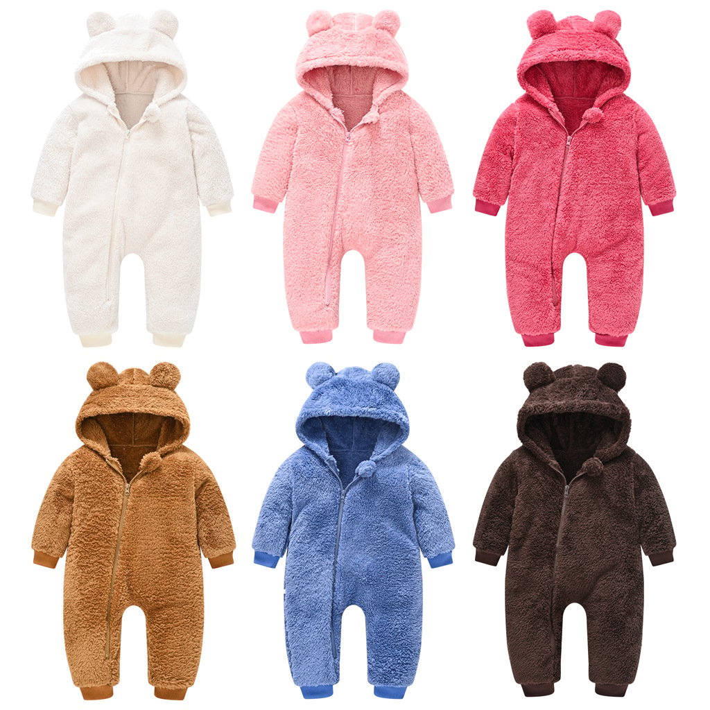 Cute Wool Sweater Jumpsuit for Babies