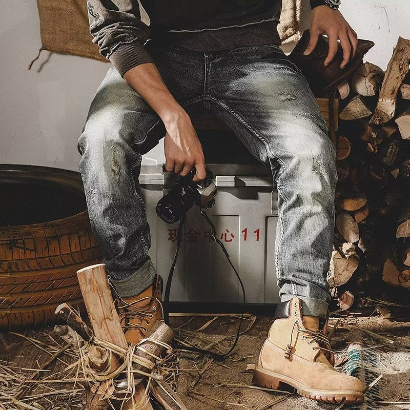 Ripped Denim Jeans and Pants