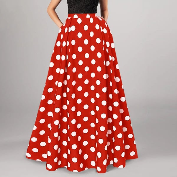 Retro Polka Dot Women's Swing Dress