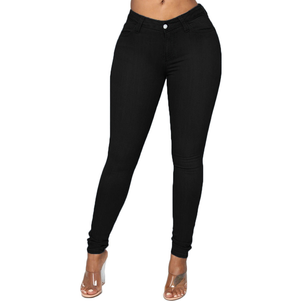 Plus Size Skinny Jeans Pencil Pants