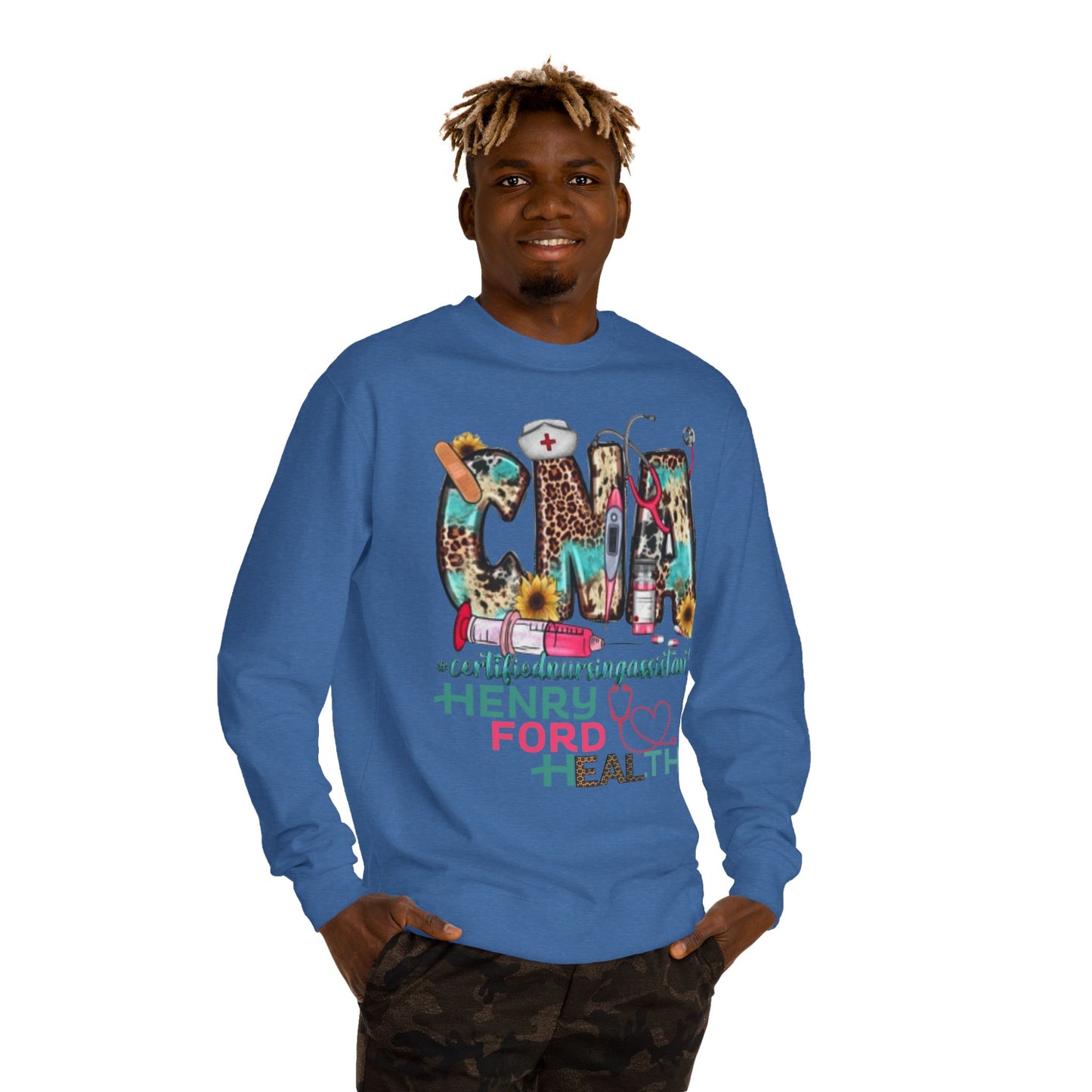 Henry Ford Health cna Crew Neck Sweatshirt, Comfortable Sweater, Gift for Healthcare Workers, Casual Wear, Inspirational Apparel, [...]