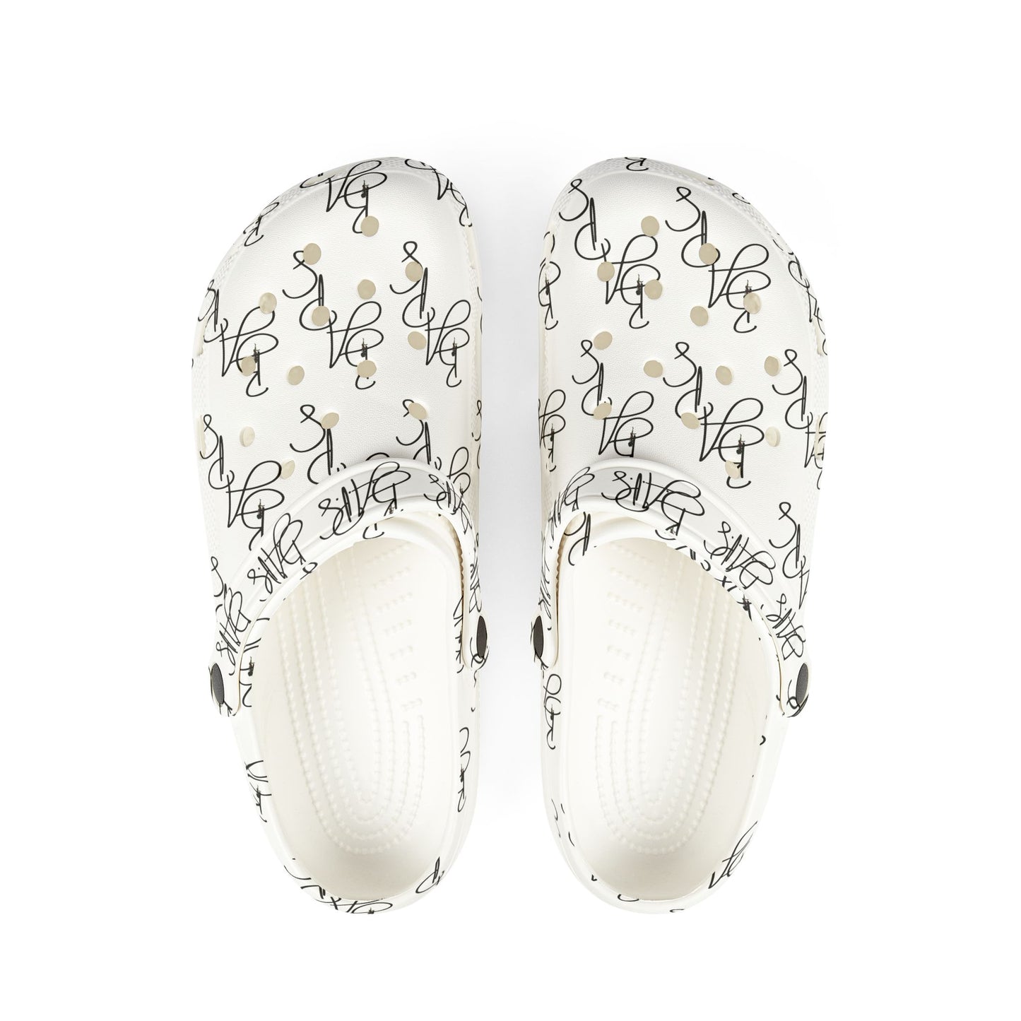 B.a.p.s crocs- with Script Heart Pattern