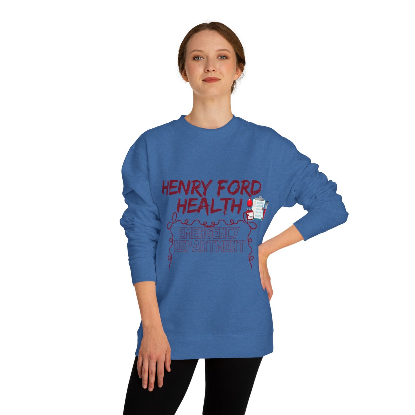 Vinetta Henry Ford Health Unisex Crew Neck Sweatshirt, Comfortable Sweater, Gift for Healthcare Workers, Casual Wear, Inspirational Apparel, [...]