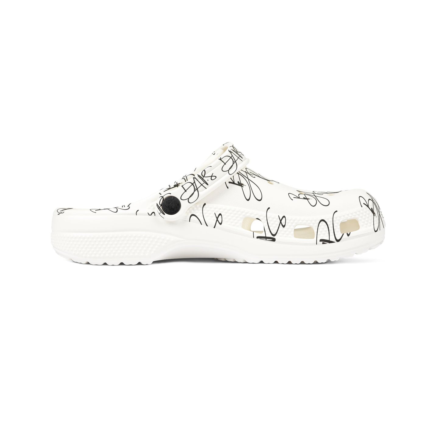 B.a.p.s crocs- with Script Heart Pattern