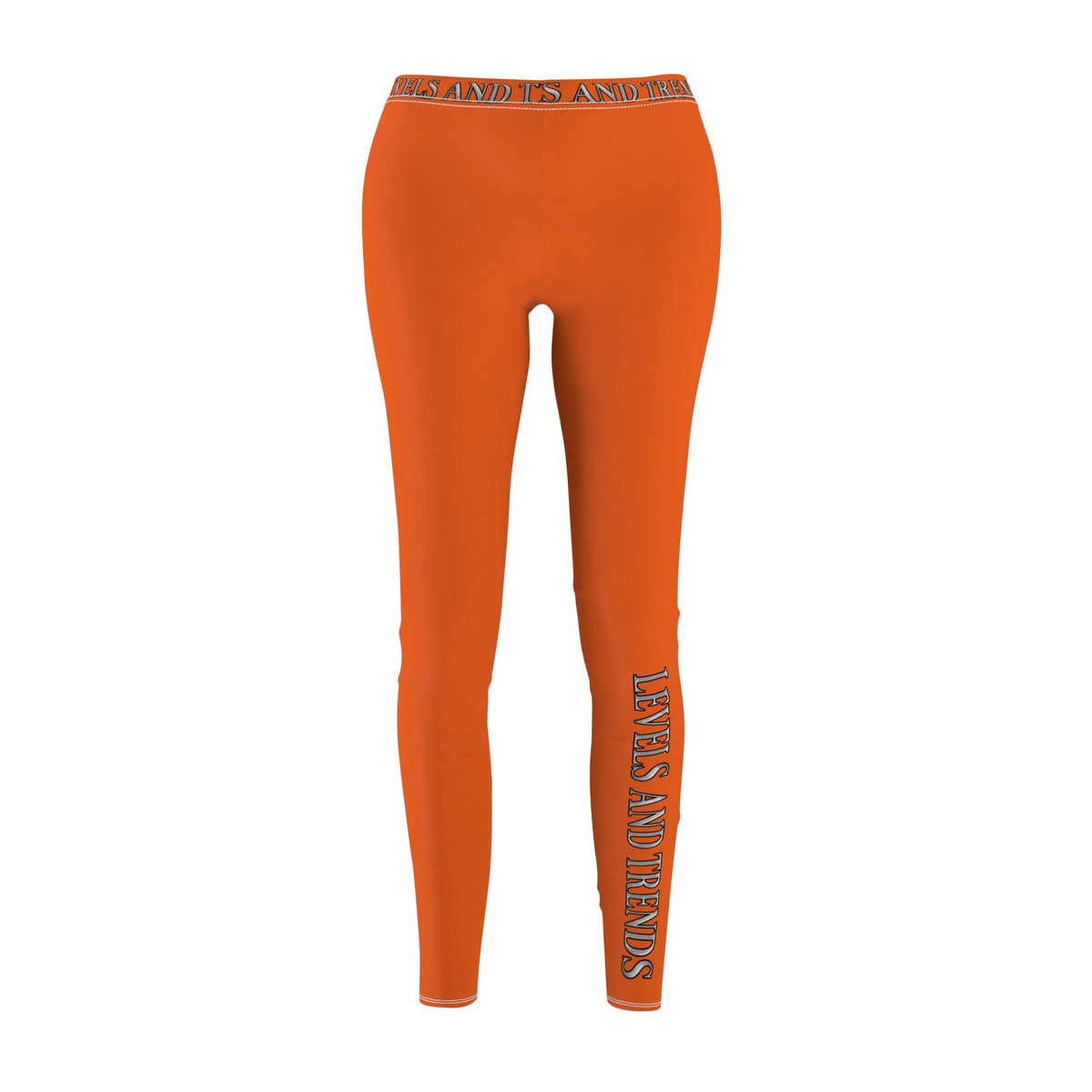 Orange Levels and Trends Leggings — All-Over Printed Casual Women's Leggings