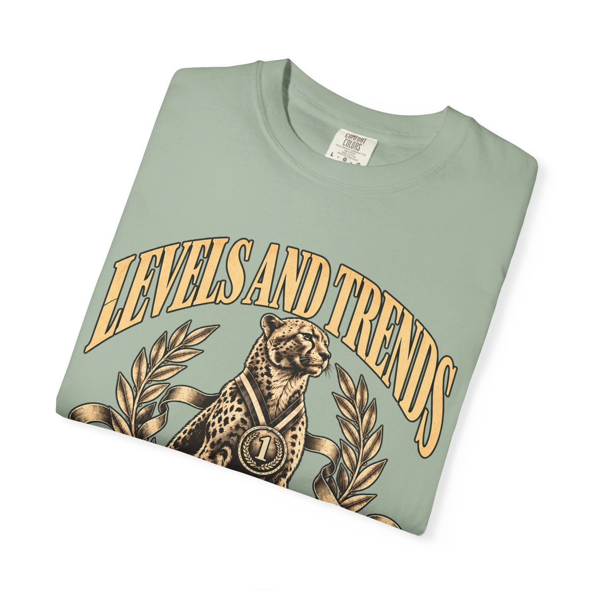 Levels and Trends "The Goal Is to Never Stop" Graphic T-Shirt