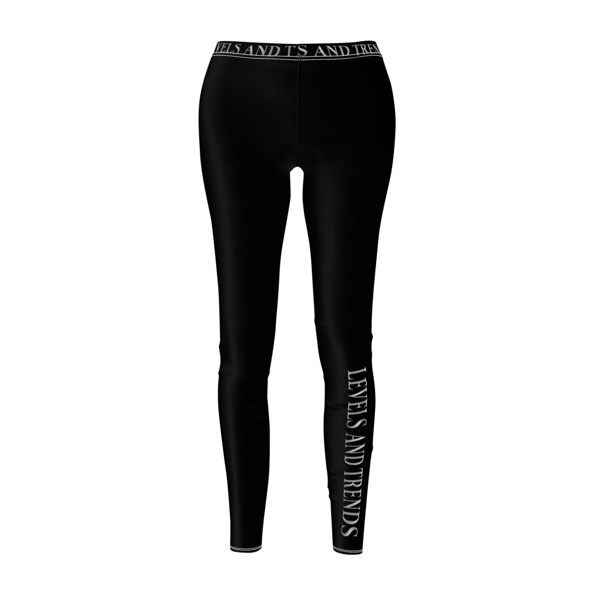 Black Levels and Trends Leggings — All-Over Printed Casual Women's Leggings