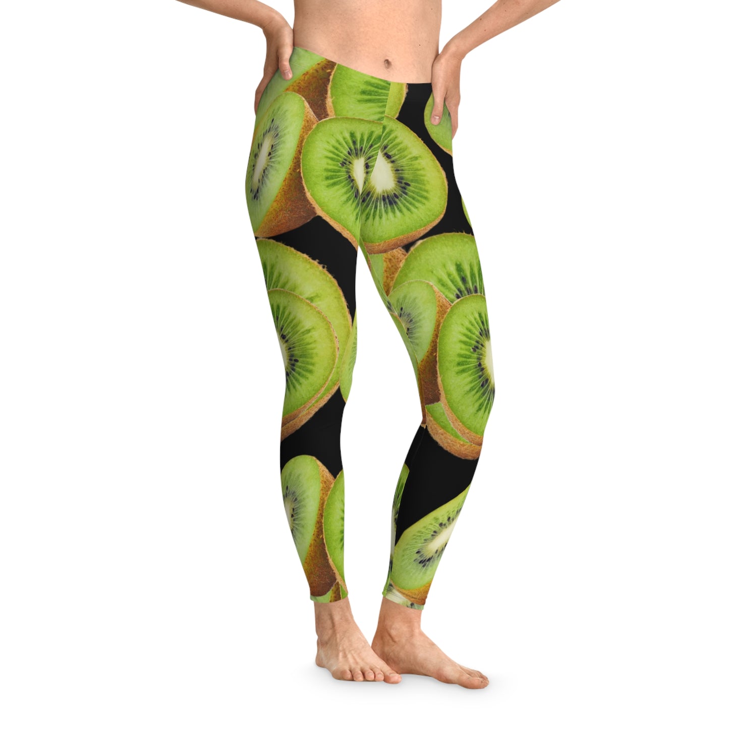 Kiwi print-leggings Fruitody