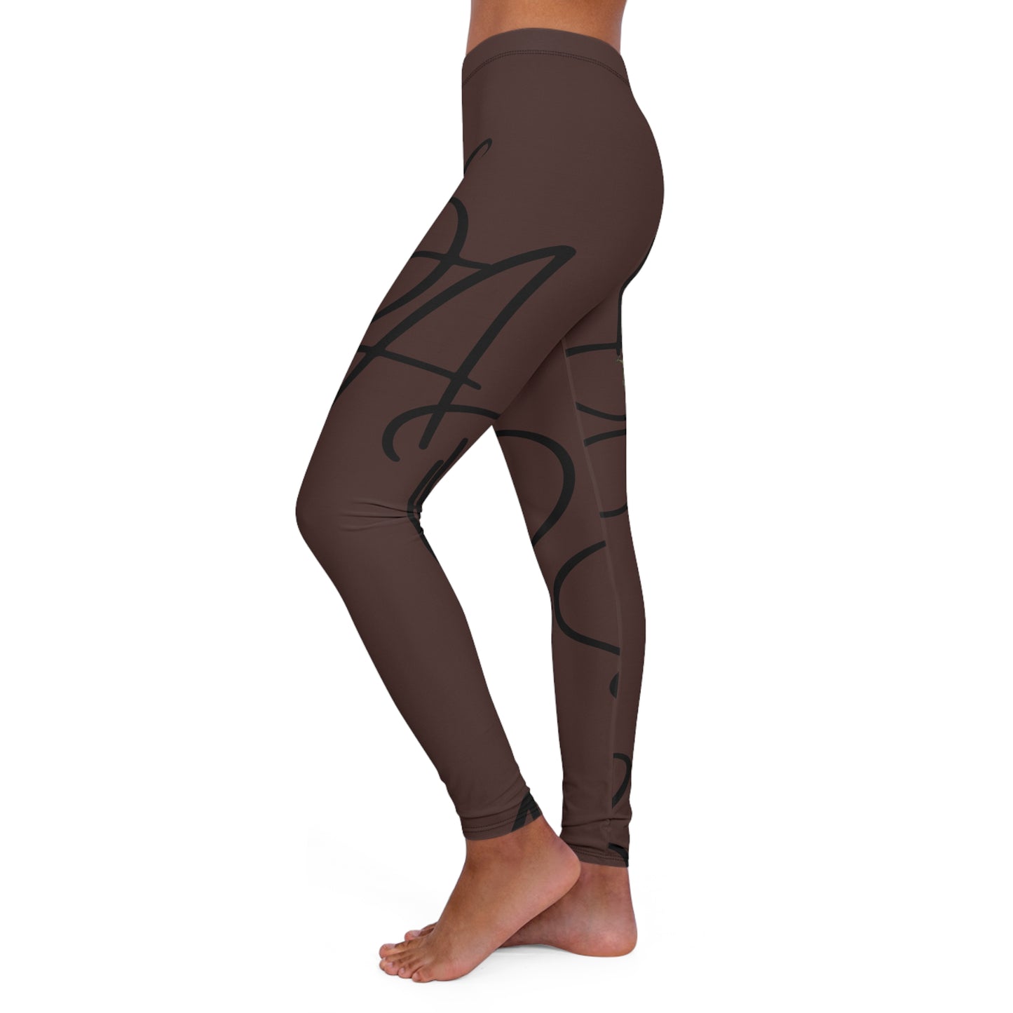 B.a.p.s-Diva Brown High-Waist Women’s Leggings — Everyday Activewear Yoga Pants