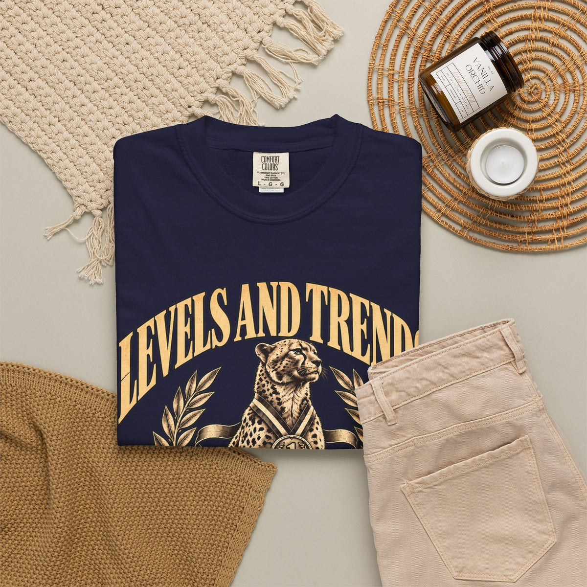 Levels and Trends "The Goal Is to Never Stop" Graphic T-Shirt