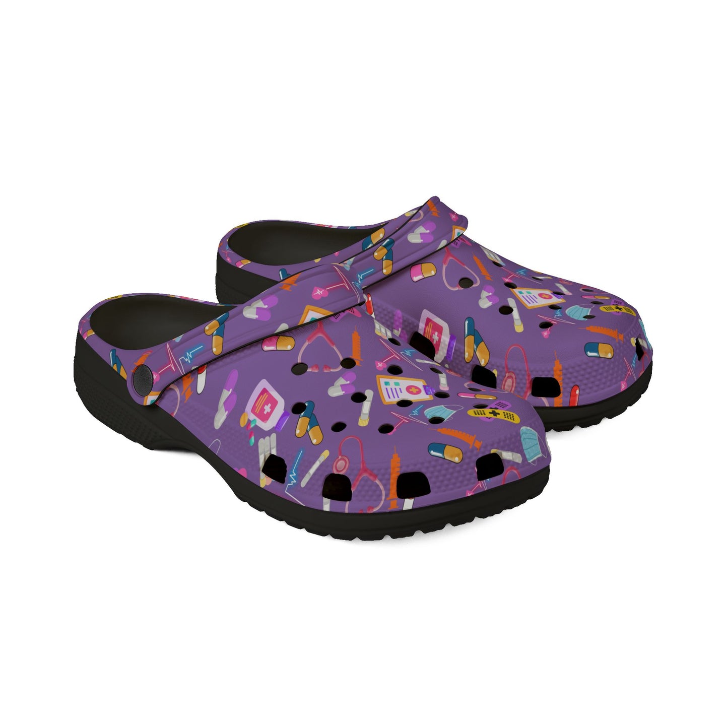 Colorful crocs medical supplies Foam Rubber Shoes - Fun Footwear for Home, Garden, and Beach, Trendy Slip-Ons for Summer, Gift for Friends, Party [...]