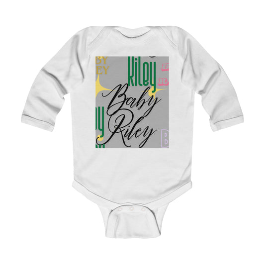 Cute Personalized Infant Long Sleeve Bodysuit for Baby, Custom Baby Shower Gift, Toddler Fashion, Adorable Newborn Outfit, Unique Baby [...]