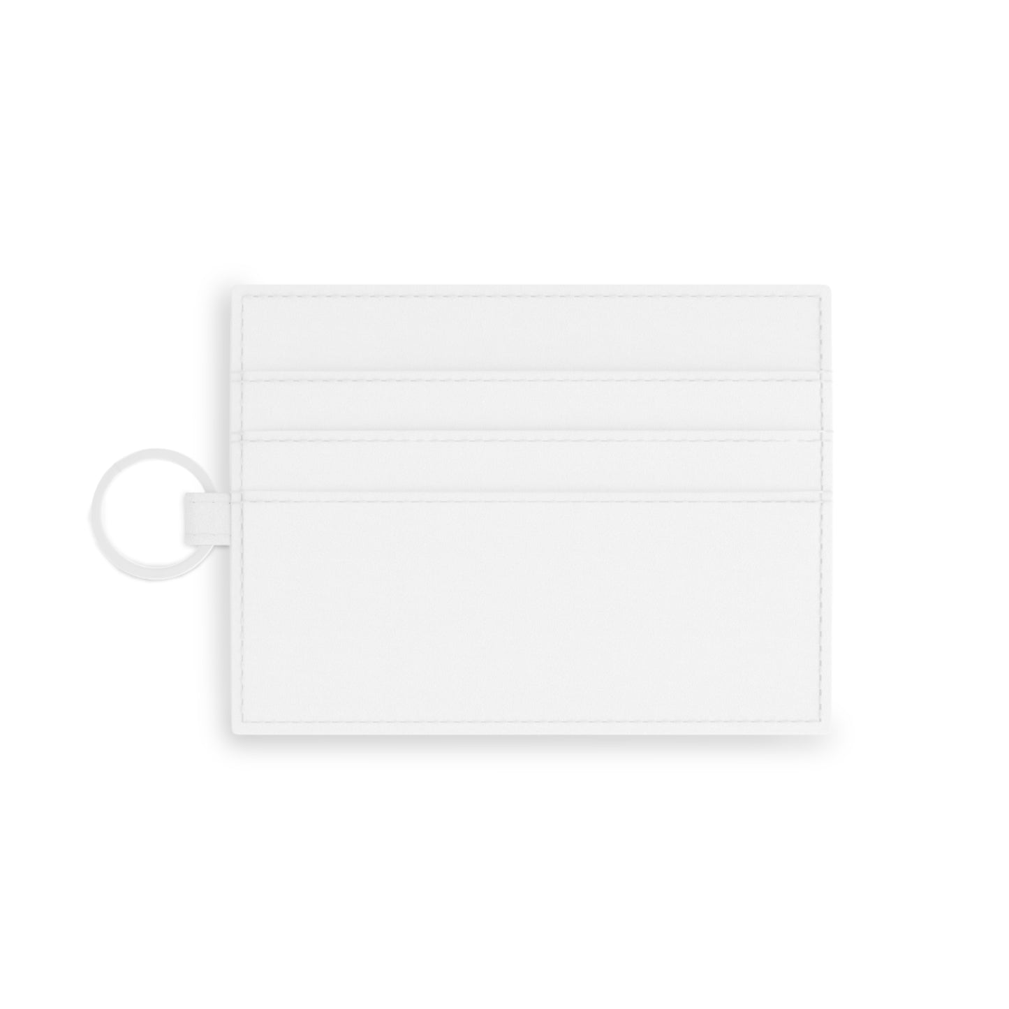 Cherish fabulous things -Makeup Pattern Saffiano Leather Card Holder — 'Cherish the Fabulous Things'