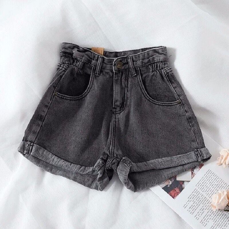 Vintage High Waist Denim Shorts