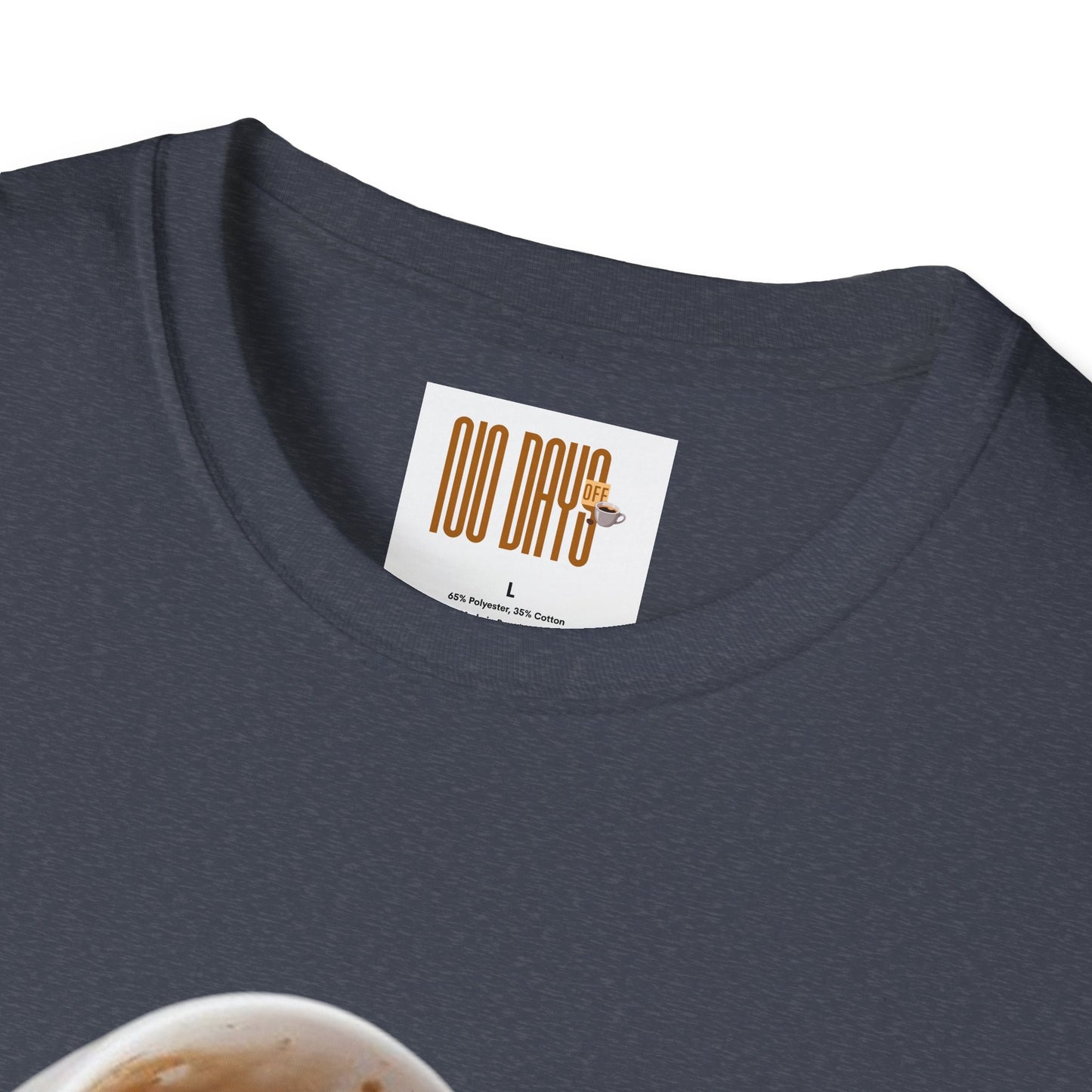 Coffee T-Shirt — “No Days off coffee” Retro Coffee Cup Design