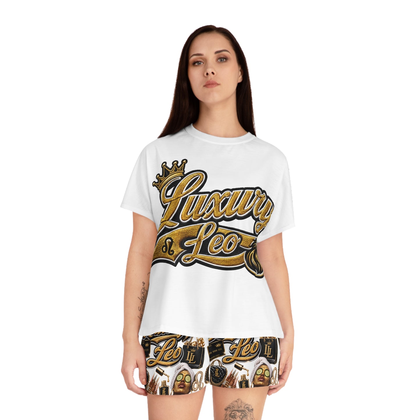 Leo Luxury Pajama Set - Women's Short Sleepwear