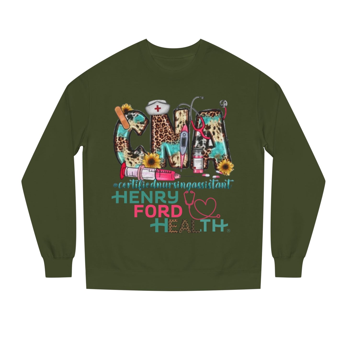 Henry Ford Health cna Crew Neck Sweatshirt, Comfortable Sweater, Gift for Healthcare Workers, Casual Wear, Inspirational Apparel, [...]